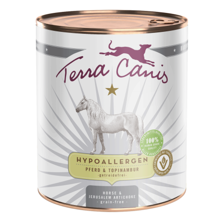 Conserve - Terra Canis Hypoallergenic Horse 800g (Cal cu topinambur)