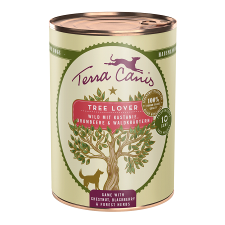 CAINI - Terra Canis Planet Tree Lover 400g(Vanat castane, mure și ierburi de pădure)