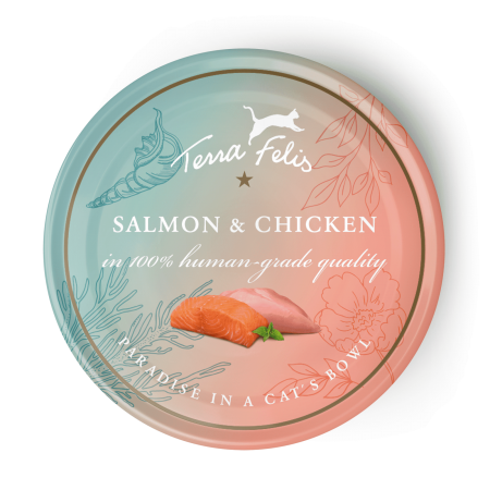 HRANA UMEDA - Terra Felis Salmon Chicken 80g (Somon și Pui)