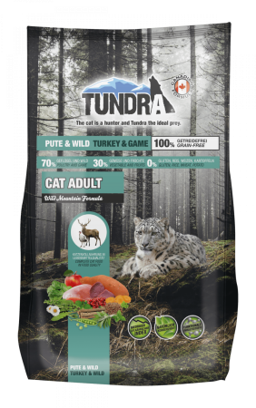 PISICI - Tundra Cat Turkey & Game 272g (Curcan & Vanat) Hrana Premium Pisici
