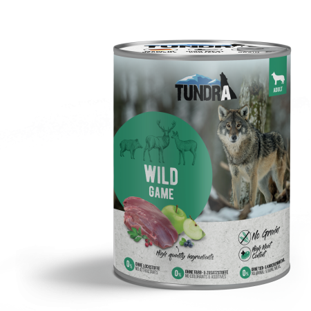 CAINI - Tundra Dog Game 800g (vânat) Hrana Umeda Caini
