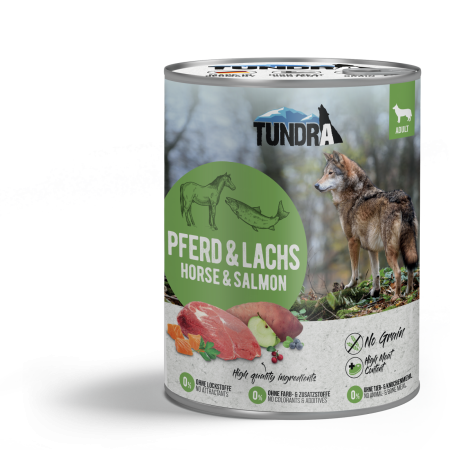 HRANA UMEDA - Tundra Dog Horse & Salmon 800g (cal & somon) Hrana Umeda Caini