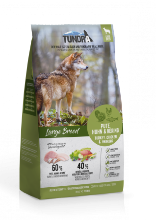 Tundra Dog Large Breed Turkey, Chicken & Herring 3.18kg (curcan, pui & hering) Hrana Uscata Caini [1]