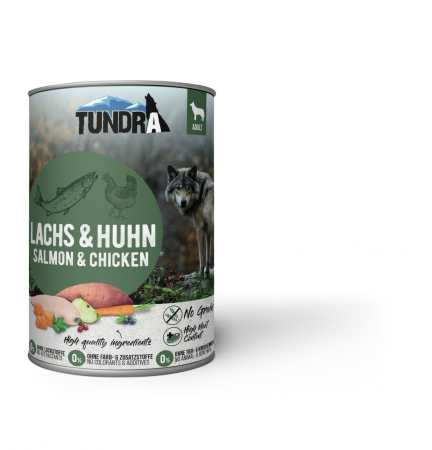 Conserve - Tundra Dog Salmon & Chicken 400g (somon & pui)