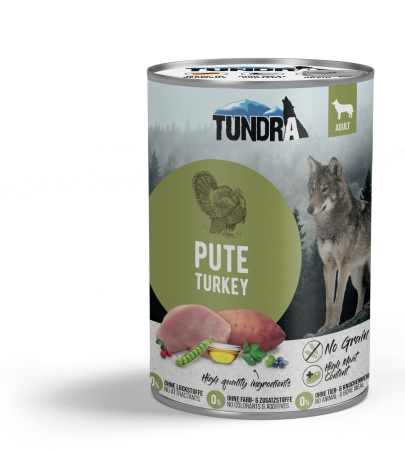 Conserve - Tundra Dog Turkey 400g (curcan)