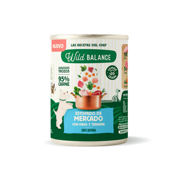 HRANA UMEDA - Wild Balance Dog Fisherman's Stew Turkey and Beef 400g (Curcan si Vita)