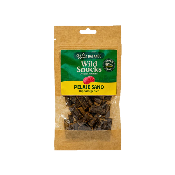 CAINI - Wild Balance Dog Wild Snack Blană Sănătoasă cu Cerb 75g- Recompense Naturale Hipoalergenice