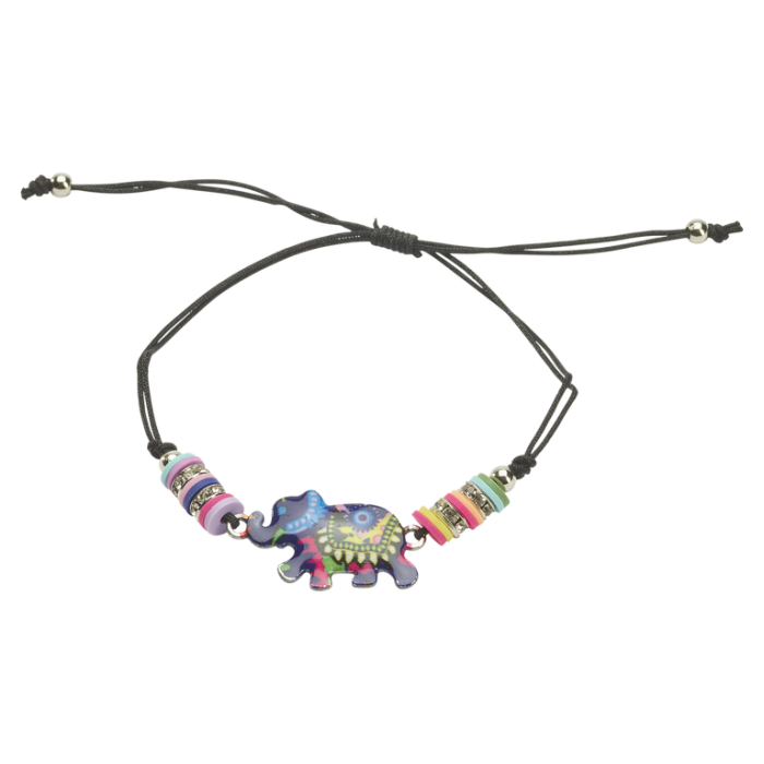 Bratara Fancy Elephant neagra [1]