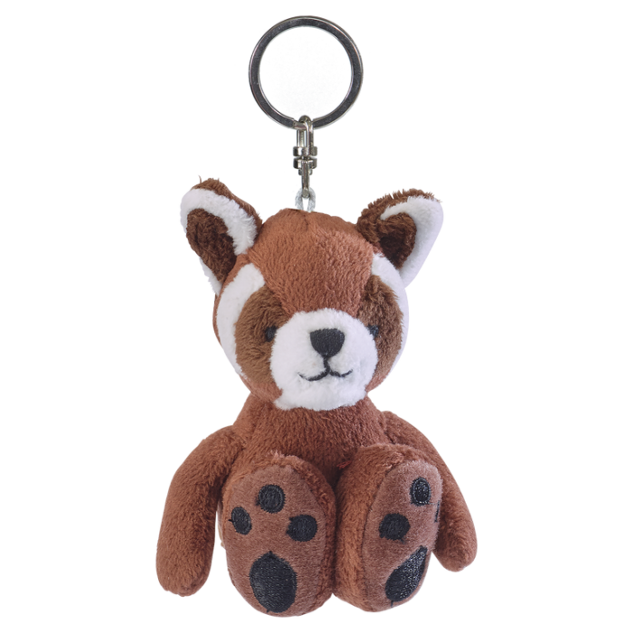 Breloc de plus Panda Rosu 6 cm [1]