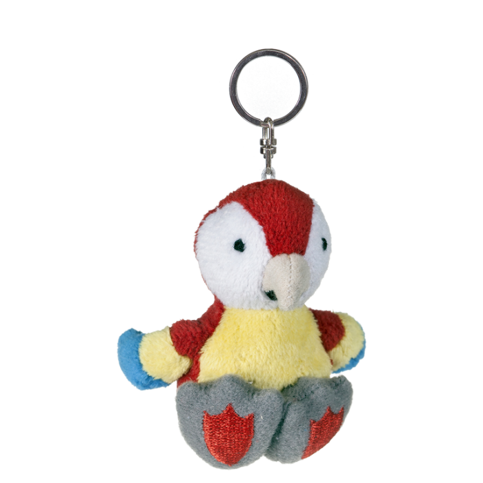 Breloc de plus Papagal 6 cm [1]
