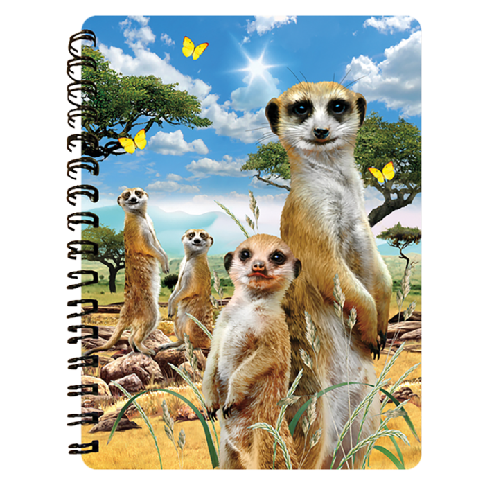 Caiet 3D Meerkat 10,5x14,5 cm [1]