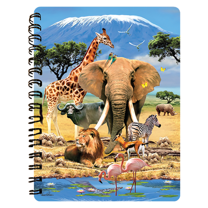 Caiet 3D Savana Africana 10,5x14,5 cm [1]