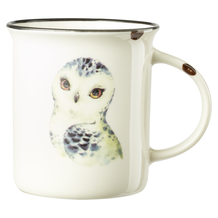 Cana bufnita de zapada bebelus alb [1]