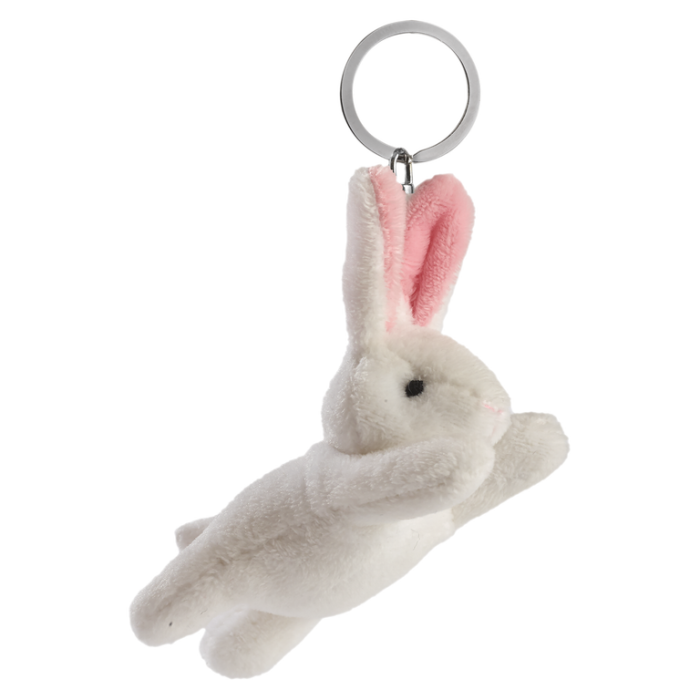 Iepure Keypals alb 10 cm [1]