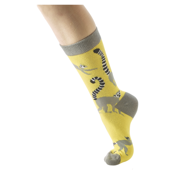 Lemur cu coada inelata Sosete marimea 32-36 [1]