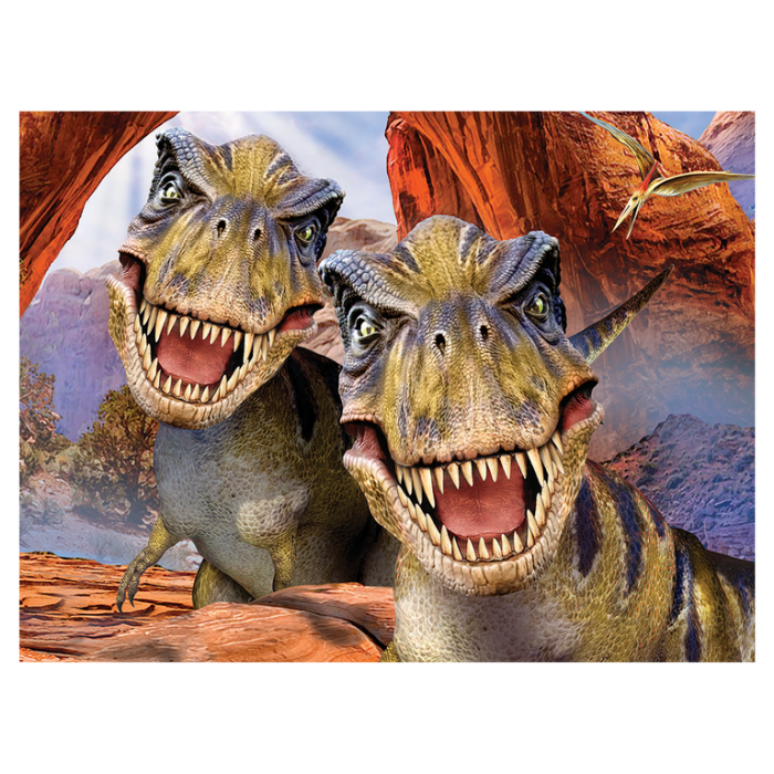 Puzzle 3D Dinozaur Selfie 500 Bucati 61x46 cm [1]