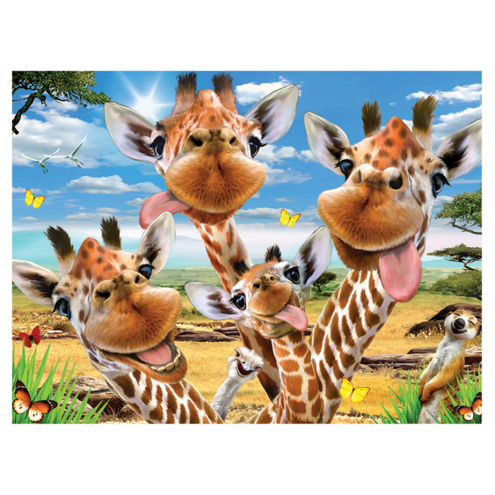 Puzzle 3D Girafa Selfie 500 buc 61x46 cm [1]