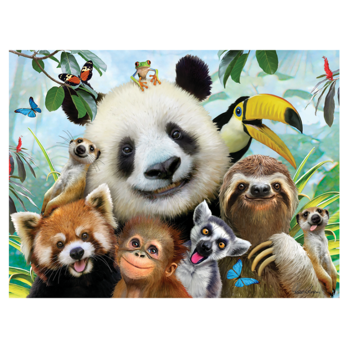 Puzzle 3D Zoo Selfie 63 piese 23x31 [1]