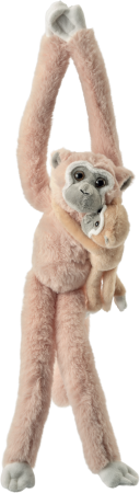 Wild Hangers - Baby Hangers Gibon cu maini albe 40 cm