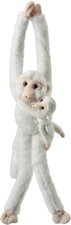 Wild Hangers - Baby Hangers Maimuta Vervet Albino 40 cm