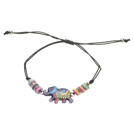 Bratari - Bratara Fancy Elephant neagra
