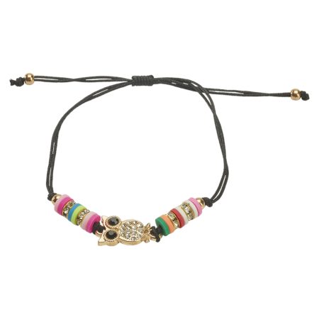 Bratari - Bratara Fancy Owl neagra