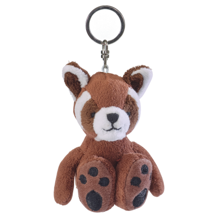 Keychains - Breloc de plus Panda Rosu 6 cm
