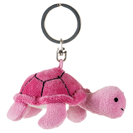 Keychains - Breloc de plus testoasa roz 6 cm