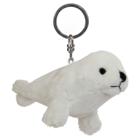 Accesorii si cadouri cu animale - Breloc plus foca alba 6 cm