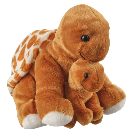 MommyHug - Broasca testoasa MommyHug maro 24 cm