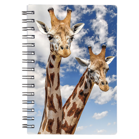 Caiete 3D - Caiet 3D Girafa 9x13 cm