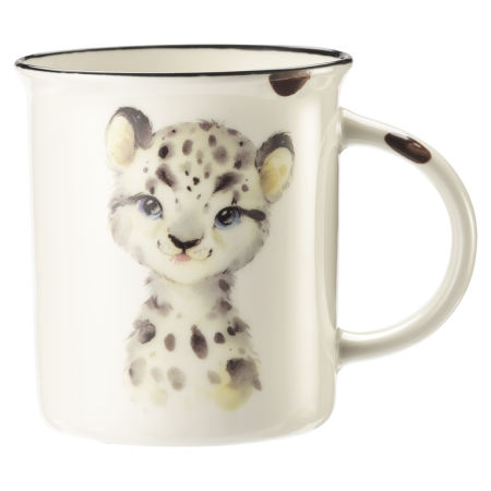 Cani - Cana Snowleopard bebelus alb