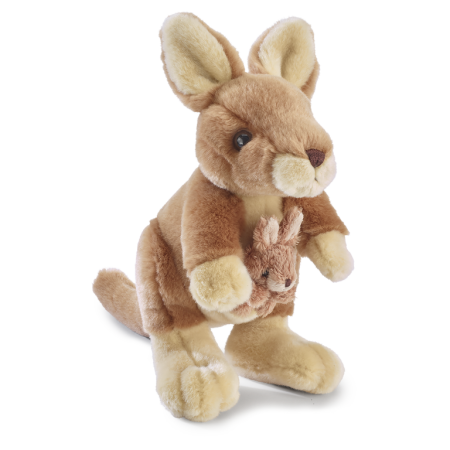 Classic Wildlife - Cangur cu pui 27 cm