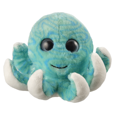 ColourZoo - Caracatita ColourZOO verde 14 cm