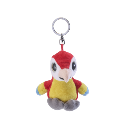 Glitter Keychains - Glitter breloc Papagal rosu 9 cm