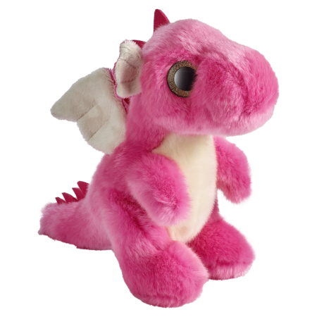 Glitter Eyes - Glitter Eyes Dragon roz 20 cm