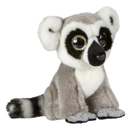 Animale salbatice - Glitter Eyes Lemur cu coada inelata 20 cm