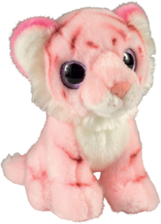 Animale salbatice - Glitter Eyes Tigru roz 20 cm