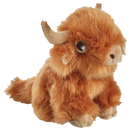 Animale domestice si de ferma - Glitter Eyes Vaca Highland 20 cm