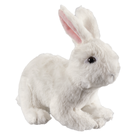 Animale domestice si de ferma - Iepure alb 20 cm