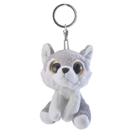 Glitter Keychains - Lup cu Glitter breloc 9 cm