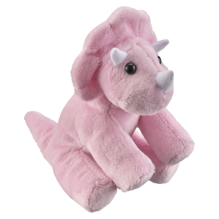 Dinozauri - Mini Triceratops roz 13 cm