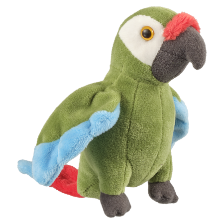 Pasari - Papagal mini verde 13 cm