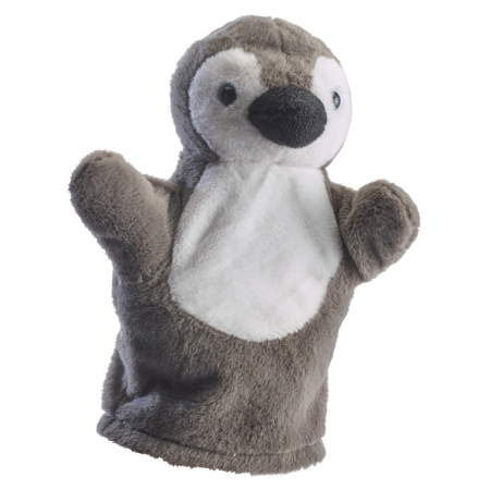 Pasari - Papusa de mana Pui de pinguin 24 cm