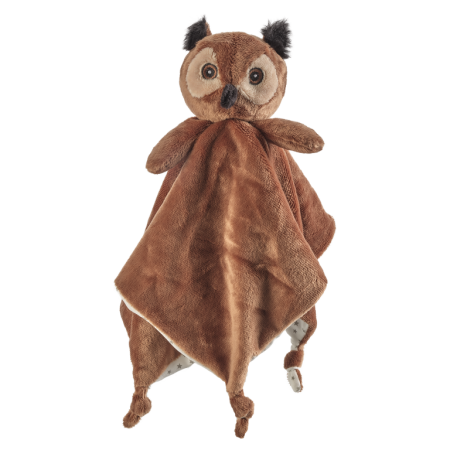 Pasari - Patura de siguranta Bufnita cu corn 35x35cm