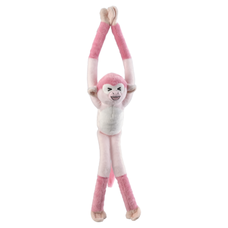 Teasing Monkey - Teasing Monkey Maimuta squirrel roz 40 cm