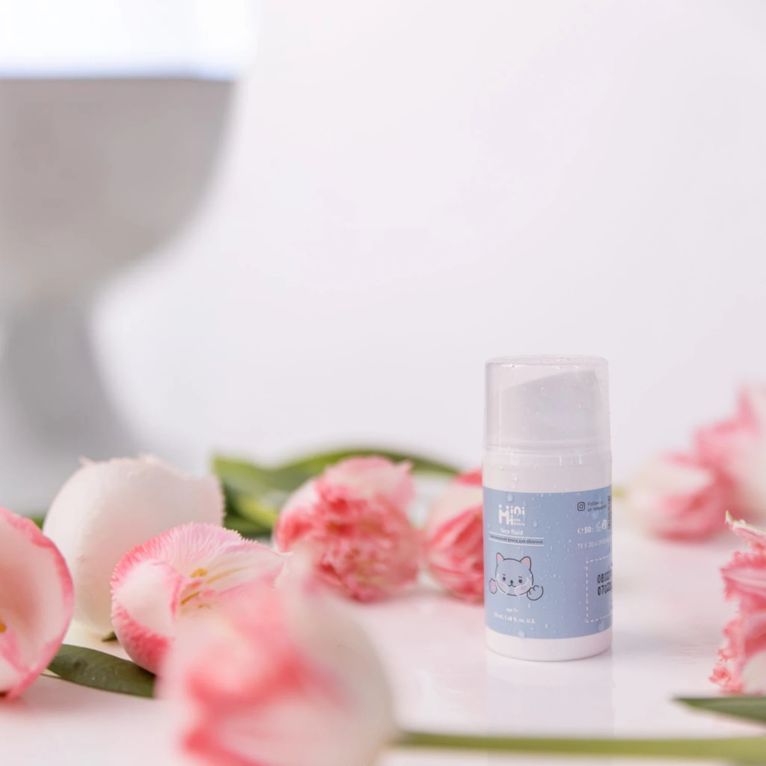 MINIMI Fluid Hidratant pentru Fata Copii cu Aloe Vera si Prebiotice, 7+ ani, 50 ml [8]