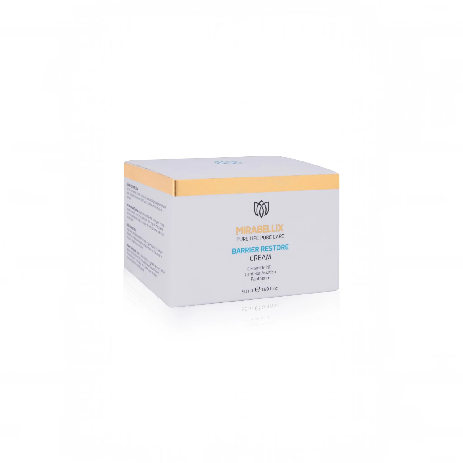 MIRABELLIX Crema Reparatoare Bariera Cutanata cu Ceramide, Centella Asiatica si Acid Hialuronic, 50 ml [3]