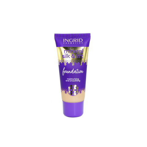Machiaj - Fond de ten Mineral Silk & Lift Ingrid Cosmetics, 031 bej auriu, 30 ml