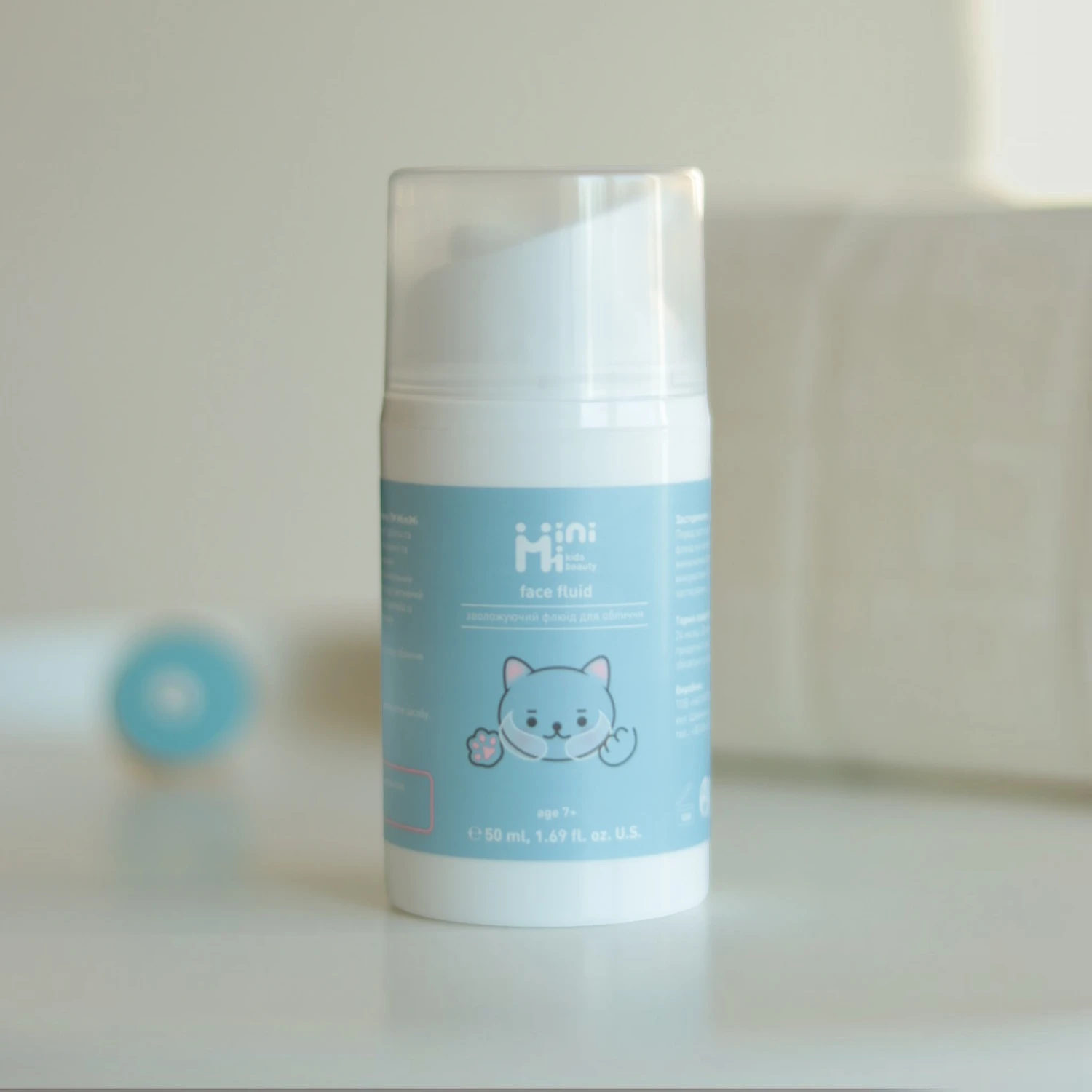 MINIMI Fluid Hidratant pentru Fata Copii cu Aloe Vera si Prebiotice, 7+ ani, 50 ml [2]